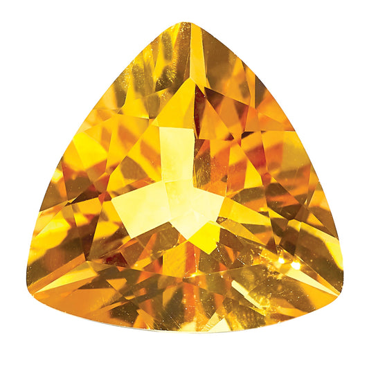 Gemstone Citrine Aa Quality 6mm Trillion