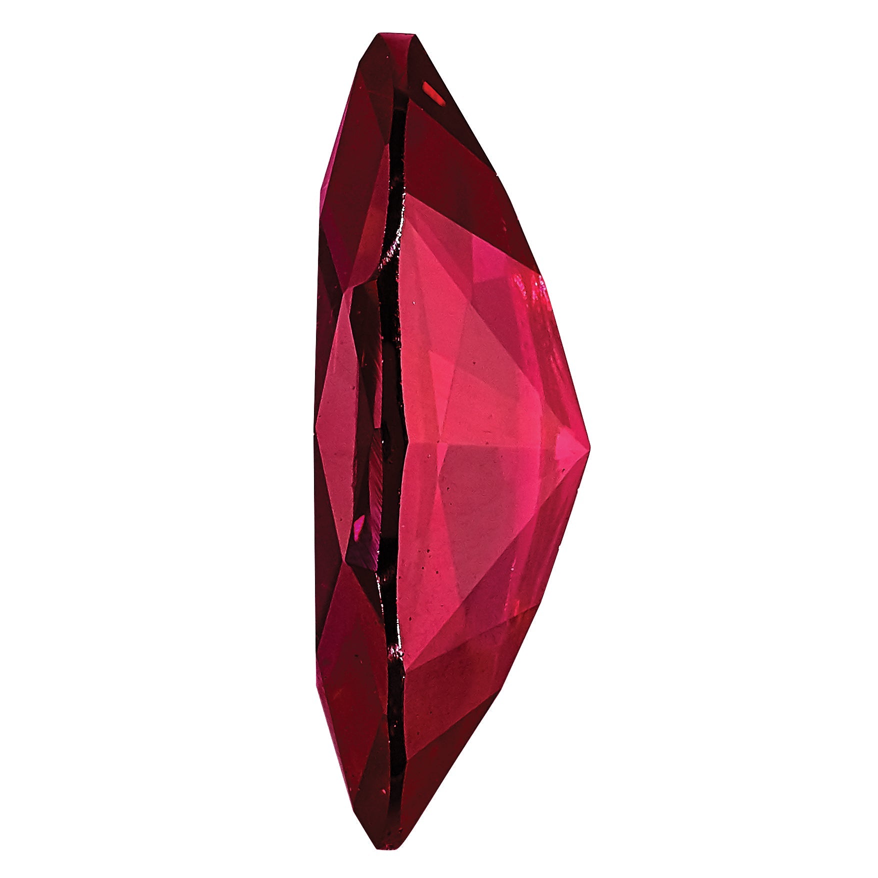 Gemstone Created Ruby 8X4mm Marquise