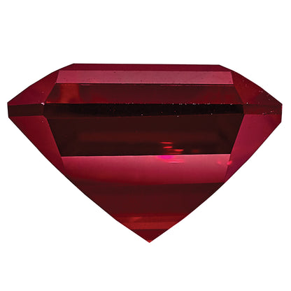 Gemstone Created Ruby 7X5mm Emerald Cut