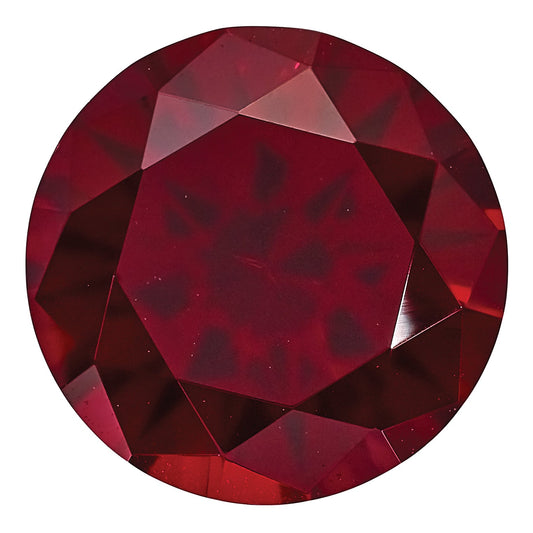 Gemstone Created Ruby 1.5mm Round