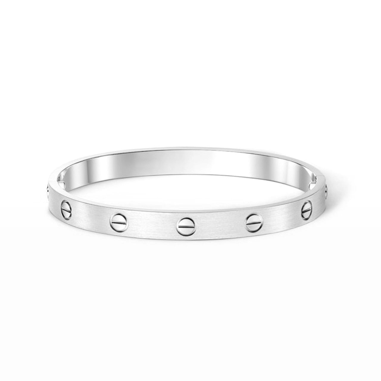 Designer Inspired Brushed LOVE Bangle Bracelet Classic Model