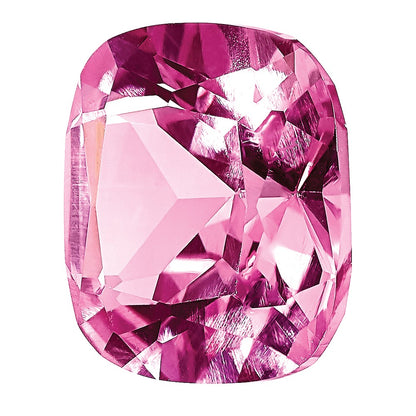 Gemstone Created Pink Sapphire 8mm Antique Cushion