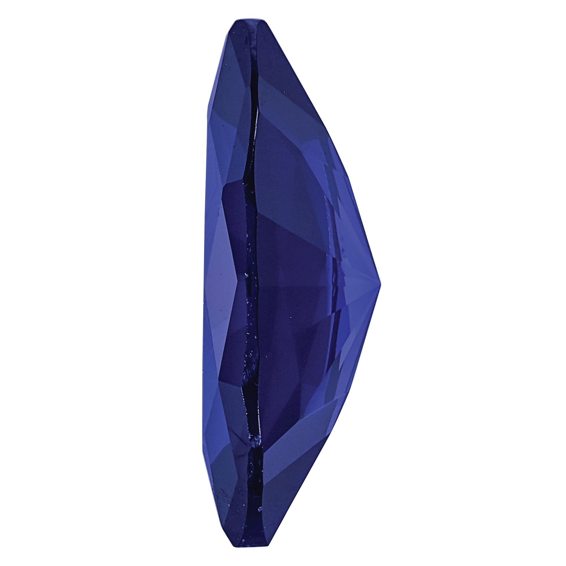 Gemstone Created Blue Sapphire 6X3mm Marquise