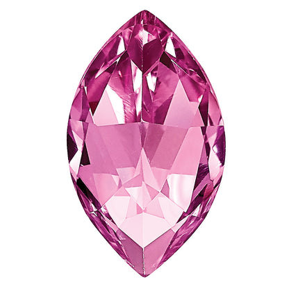 Gemstone Created Pink Sapphire 8X4mm Marquise