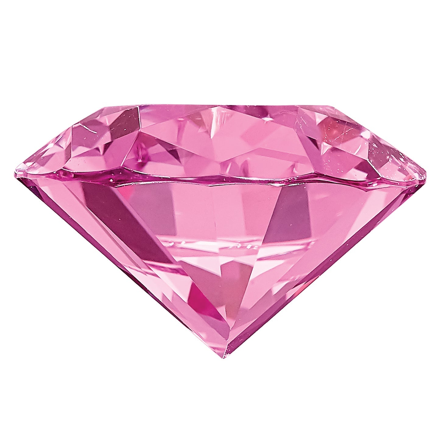 Gemstone Created Pink Sapphire 7X5mm Oval