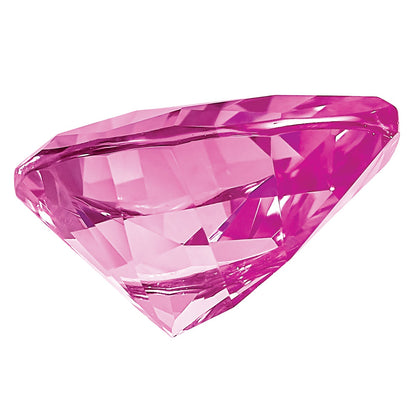 Gemstone Created Pink Sapphire 9X6mm Pear