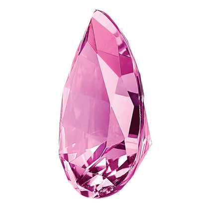 Gemstone Created Pink Sapphire 7X5mm Pear
