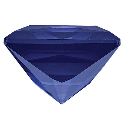 Gemstone Created Blue Sapphire 6mm Princess