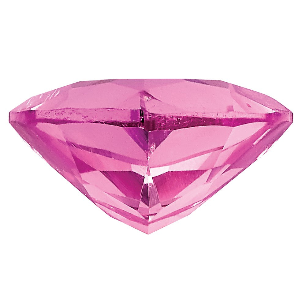 Gemstone Created Pink Sapphire 5mm Trillion