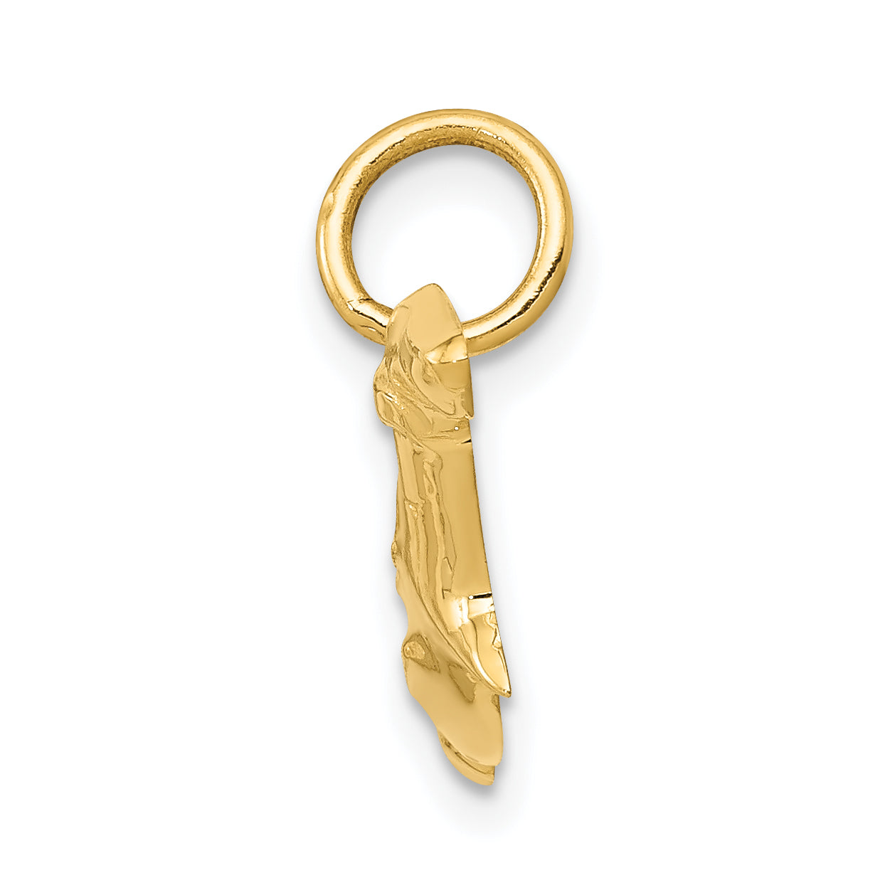 14K Yellow Gold Hammerhead Shark Charm