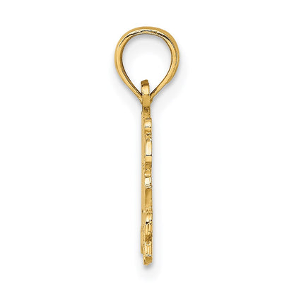 14K Yellow Gold Today Tomorrow And Forever Charm