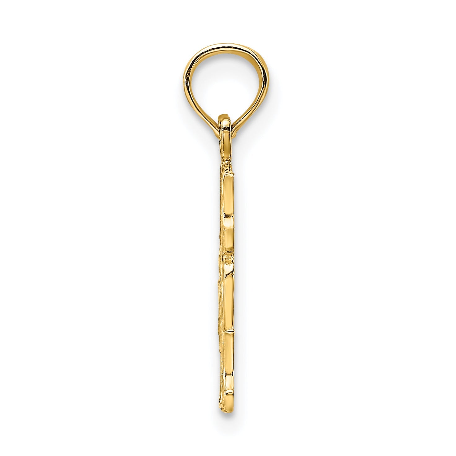 14K Yellow Gold #1 Mom Charm