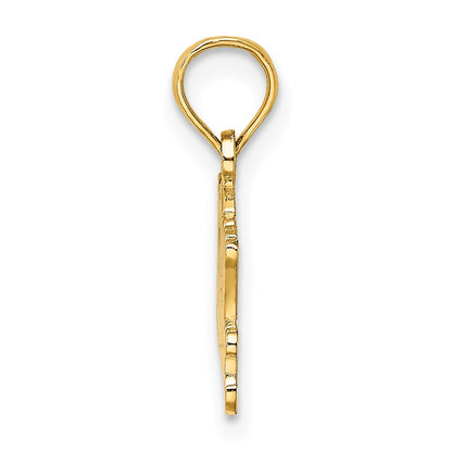 14K Yellow Gold I Heart My Paramedic Charm