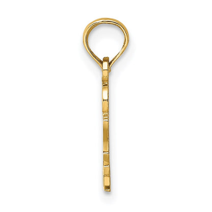 14K Yellow Gold I Heart My Deputy Charm