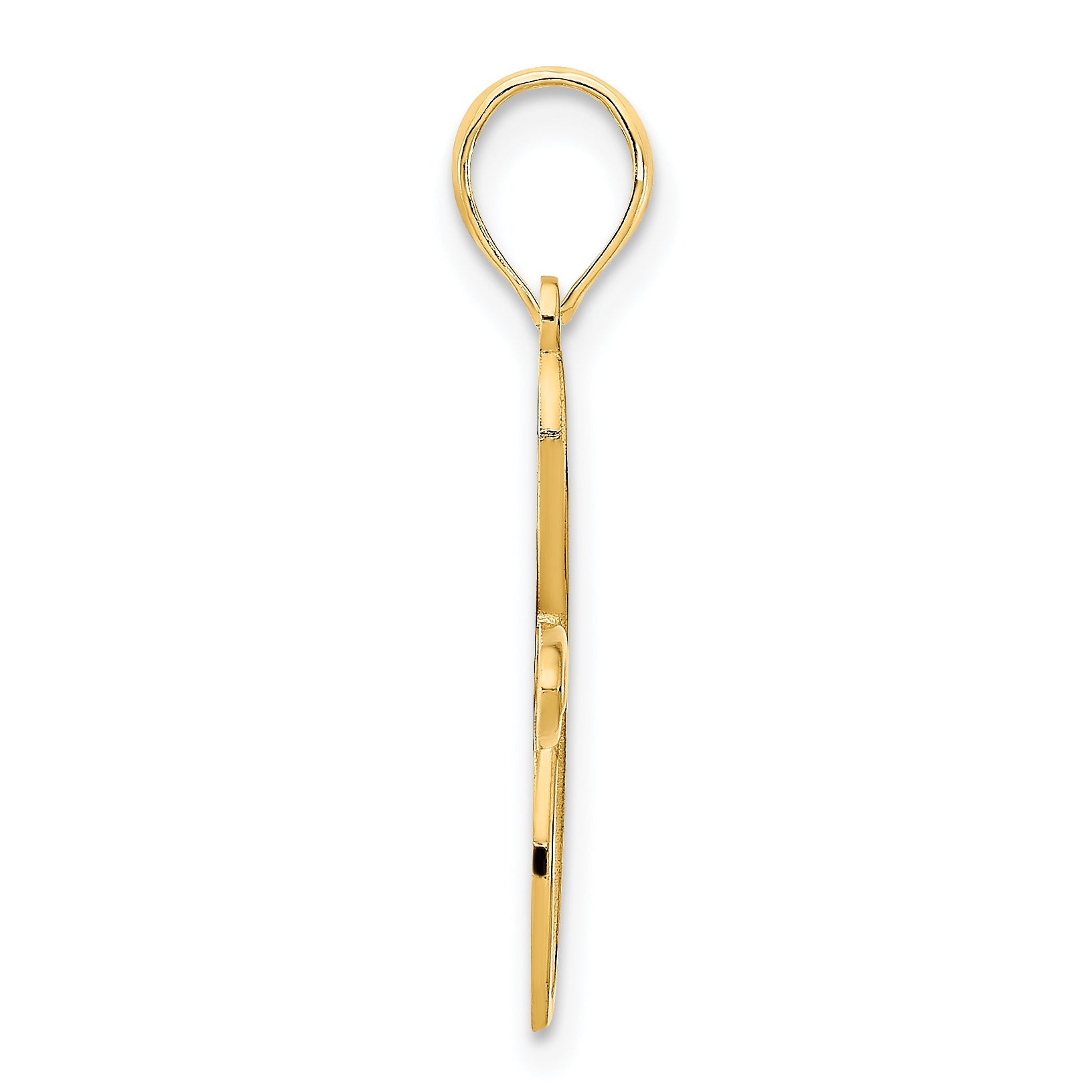 14K Yellow Gold Fancy Cross Pendant