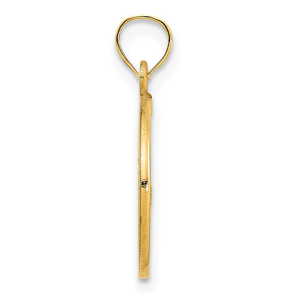 14K Yellow Gold Lighthouse Charm