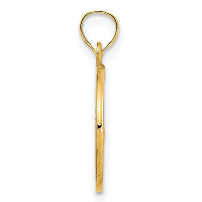 14K Yellow Gold Lighthouse Charm