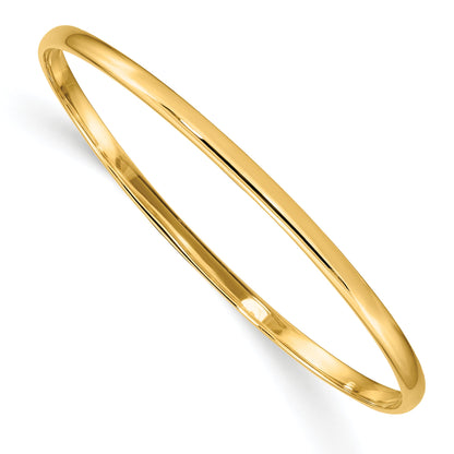 5.5 Inch 14K Slip-On Baby Bangle Bracelet
