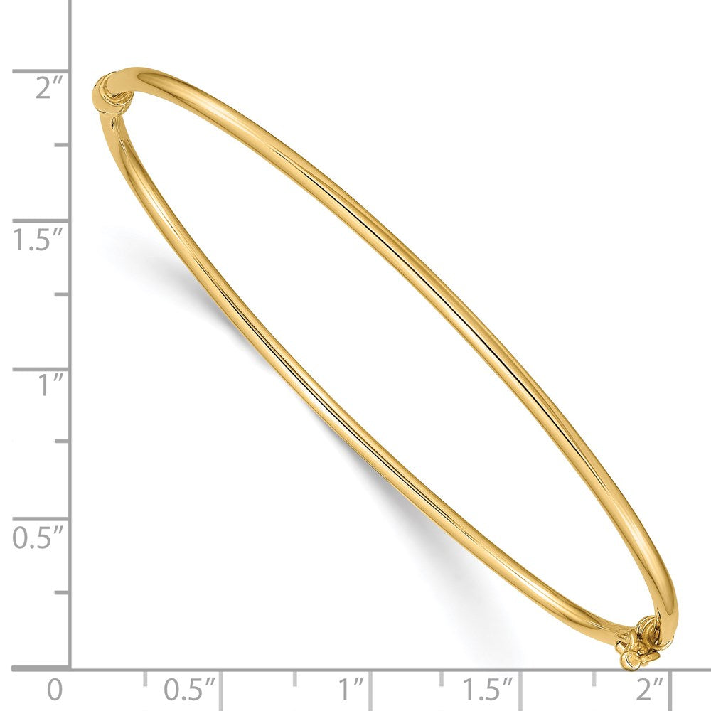 7 Inch 14K Hinged Bangle Bracelet
