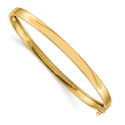 8 Inch 14K Flexible Bangle Bracelet