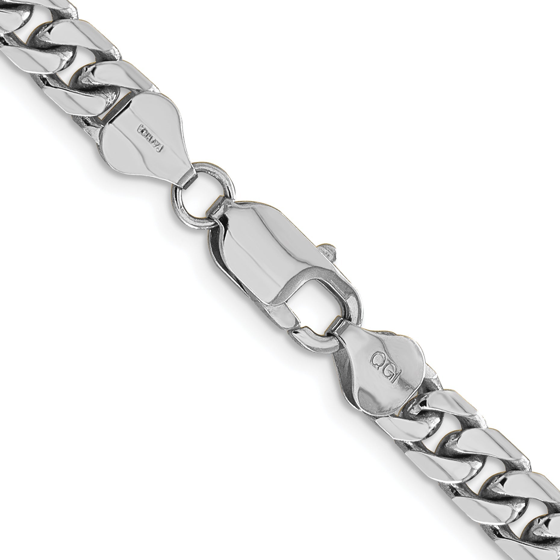 22 Inch 14K White Gold Wg 6.25mm Solid Miami Cuban Chain Necklace