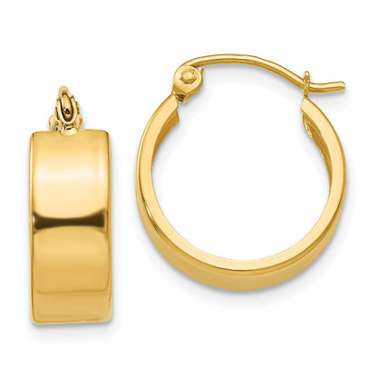 14K Yellow Gold Small Hoop Earrings