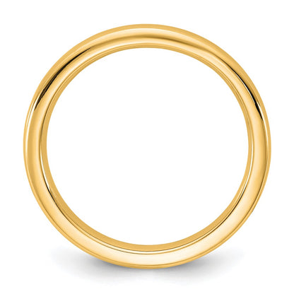 14K Yellow Gold 2.5mm European Comfort Fit Band