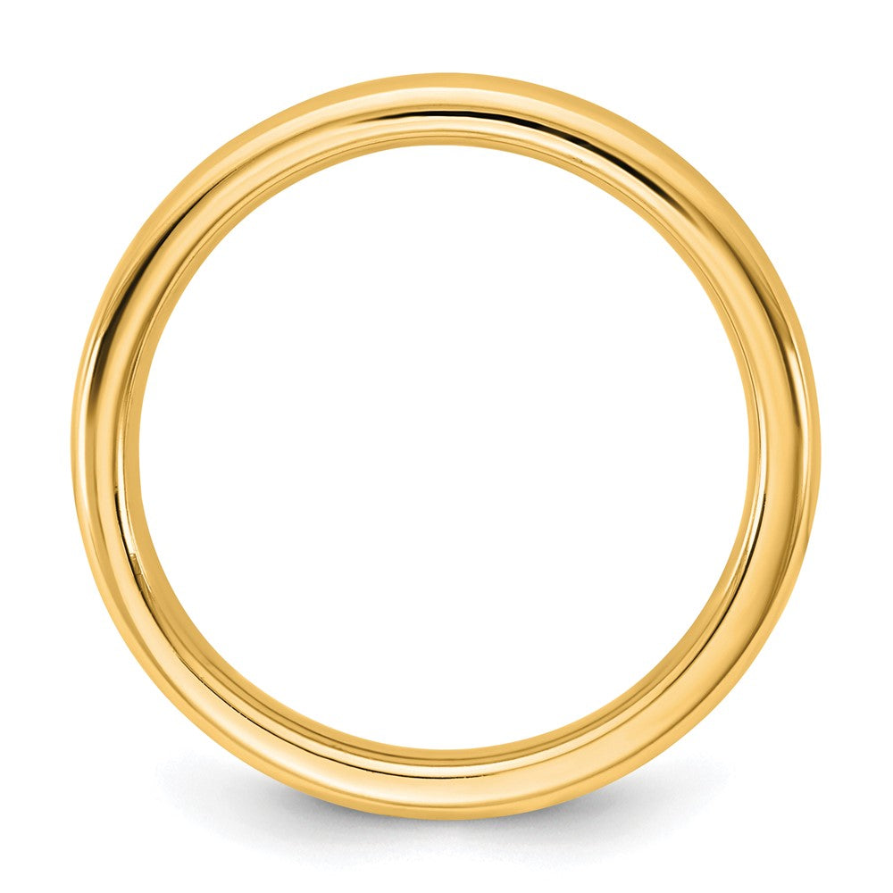14K Yellow Gold 3mm European Comfort Fit Band