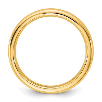 14K Yellow Gold 3mm European Comfort Fit Band