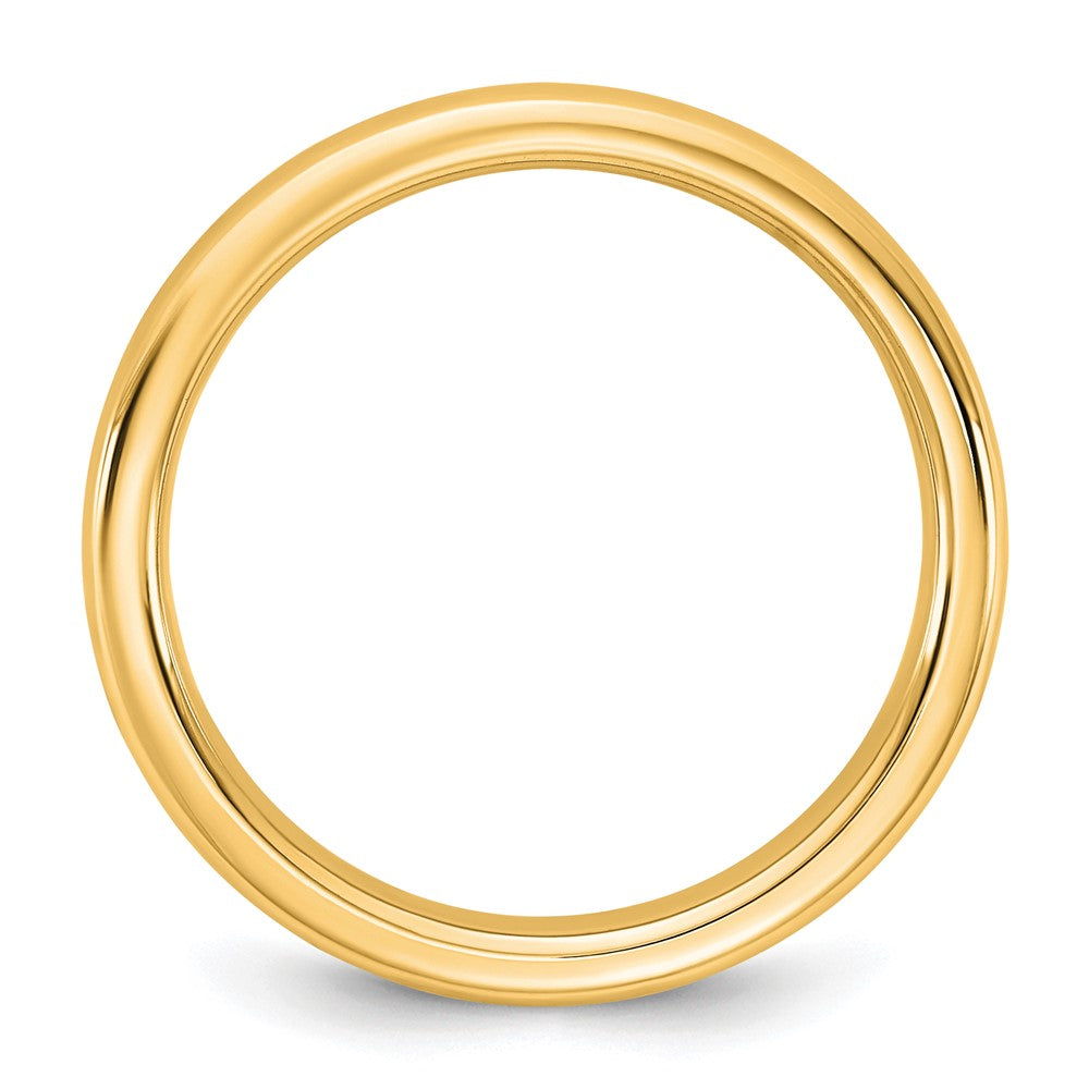 14K Yellow Gold 3.5mm European Comfort Fit Band