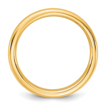 14K Yellow Gold 3.5mm European Comfort Fit Band