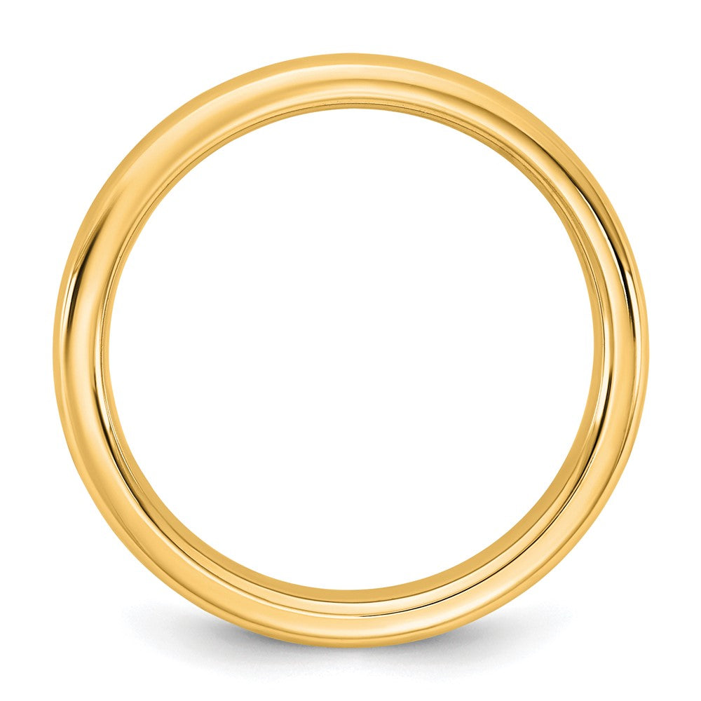 14K Yellow Gold 5mm European Comfort Fit Band
