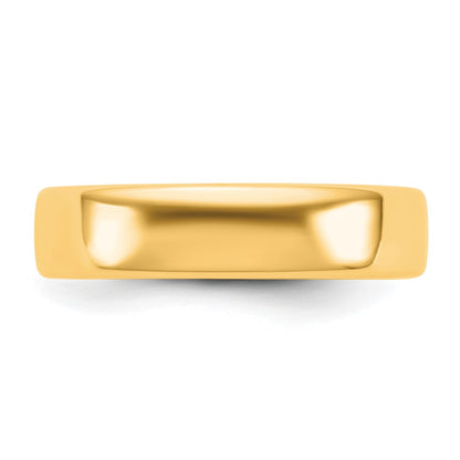 14K Yellow Gold 5mm European Comfort Fit Band