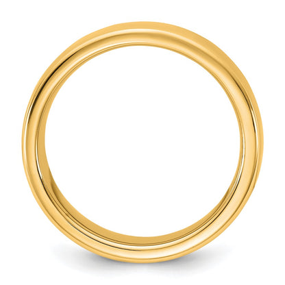 14K Yellow Gold 5.5mm European Comfort Fit Band