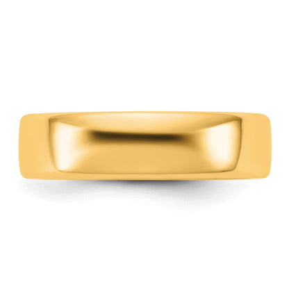 14K Yellow Gold 5.5mm European Comfort Fit Band