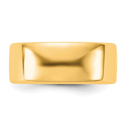 14K Yellow Gold 8mm European Comfort Fit Band