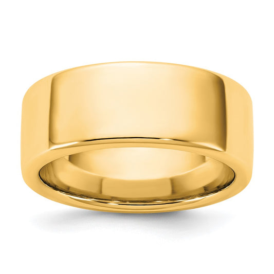 14K Yellow Gold 8mm European Comfort Fit Band