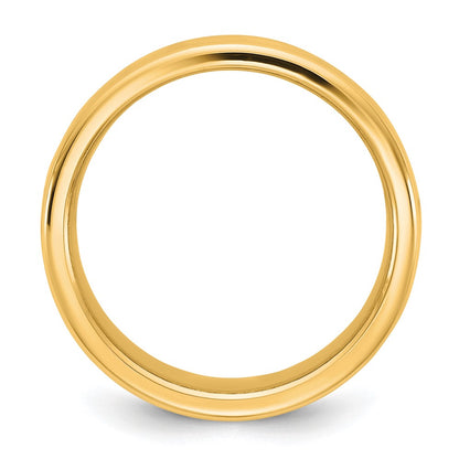 14K Yellow Gold 9mm European Comfort Fit Band