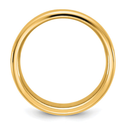 14K Yellow Gold 10mm European Comfort Fit Band