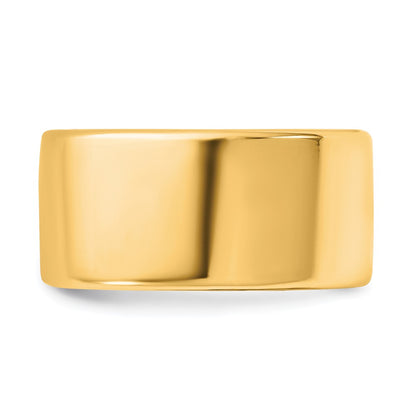 14K Yellow Gold 10mm European Comfort Fit Band