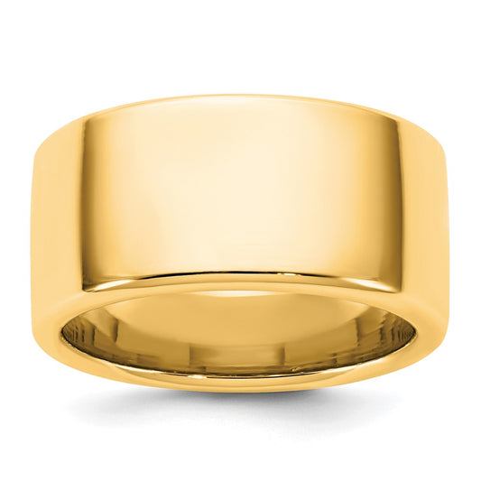 14K Yellow Gold 10mm European Comfort Fit Band