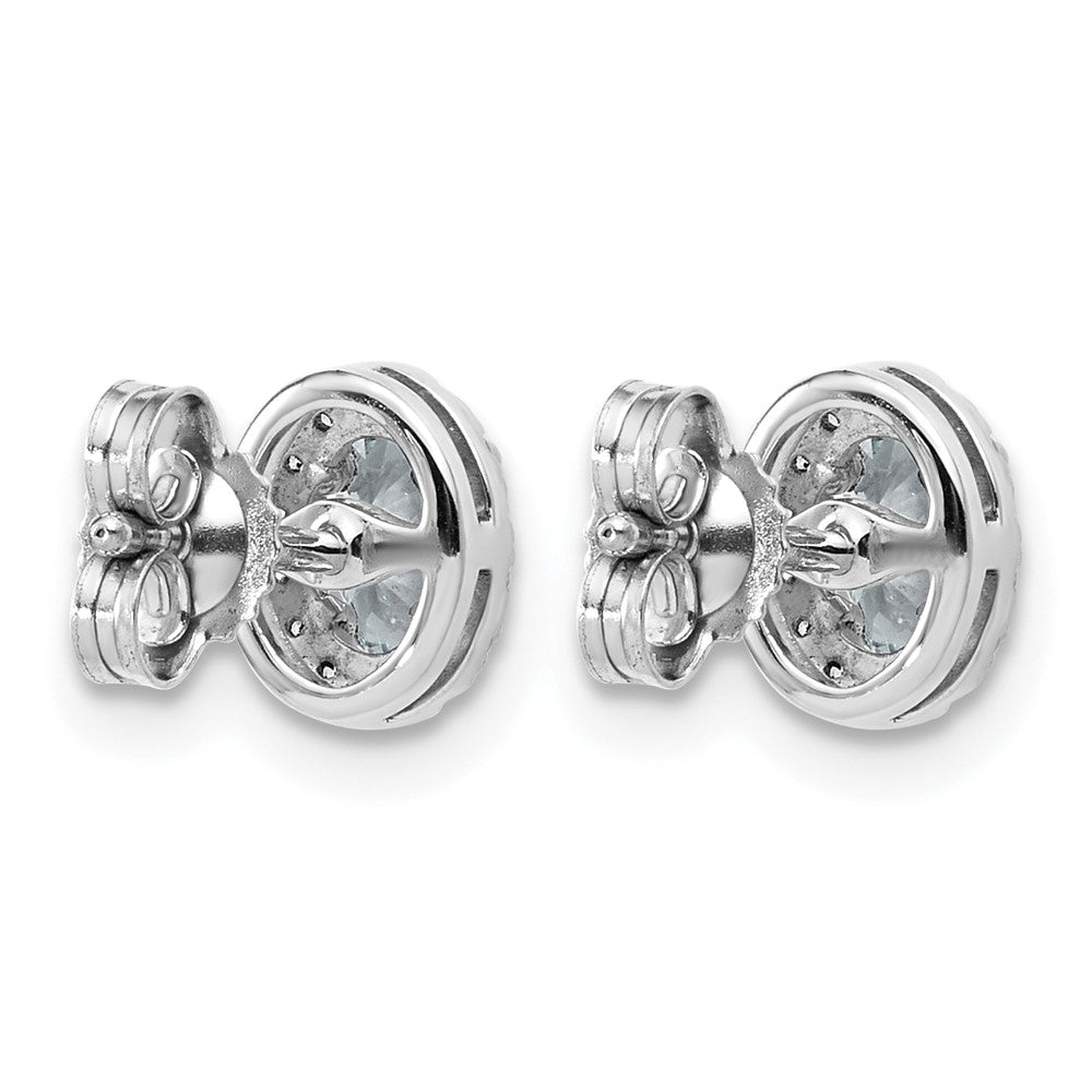 14K White Gold Lab Grown Diamond VS/SI FGH Oval Halo Earrings