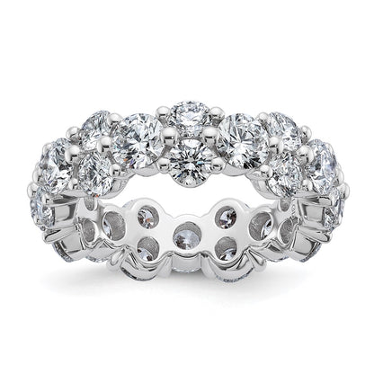 14K White Gold True Origin Lab Grown Diamond Vs Def 3 1/5 Carat Size 4 Eternity Band