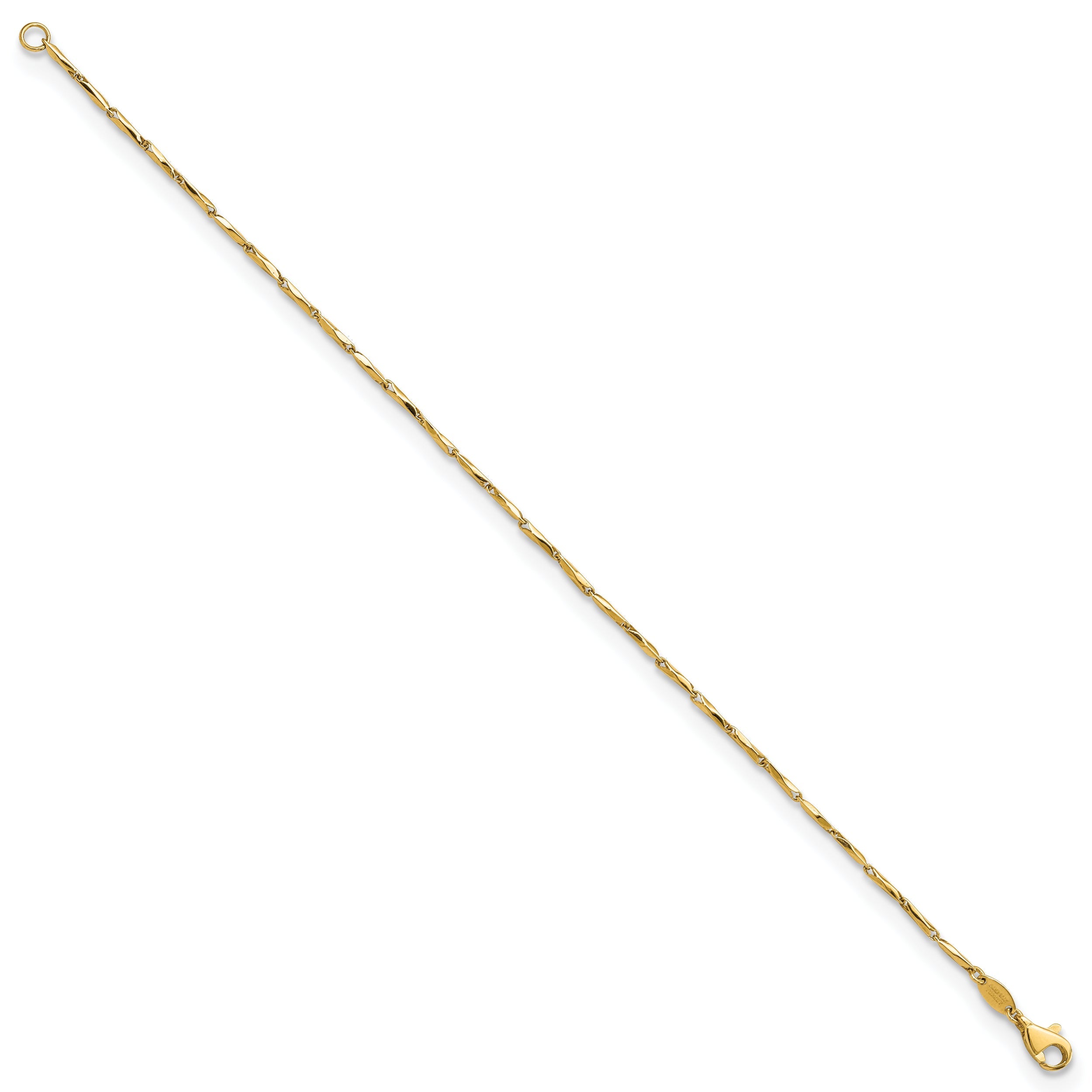 7.25 Inch 14K Polished Fancy Link 7.25In Bracelet