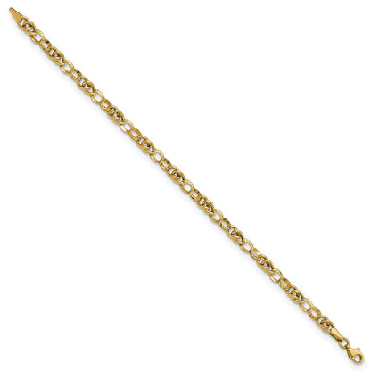 7.5 Inch 14K Polished Fancy Link 7.5In Bracelet