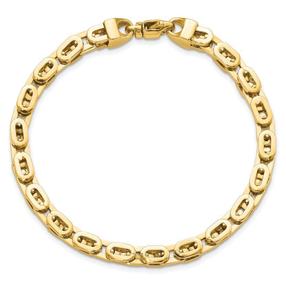 8 Inch 14K Polished Fancy Link Bracelet