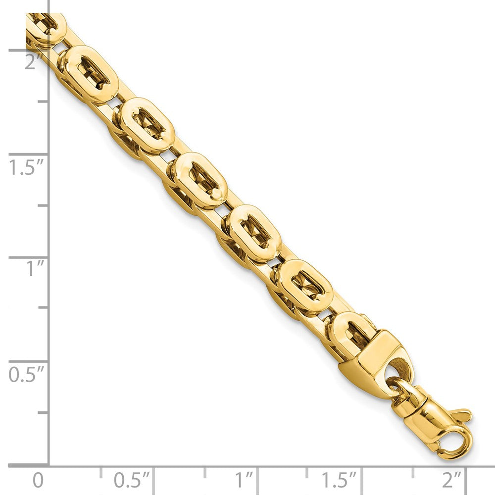 8 Inch 14K Polished Fancy Link Bracelet