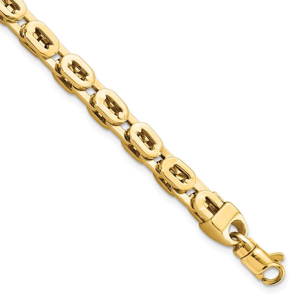 8 Inch 14K Polished Fancy Link Bracelet