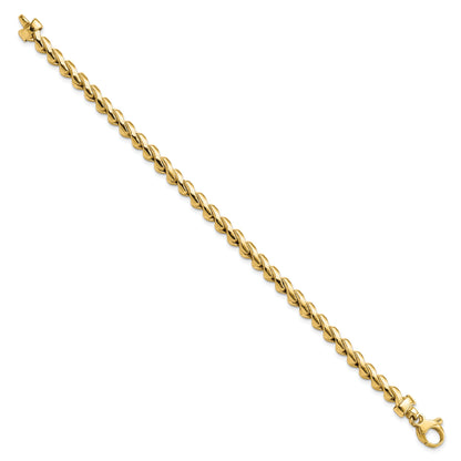 7.5 Inch 14K Polished Fancy Link Bracelet