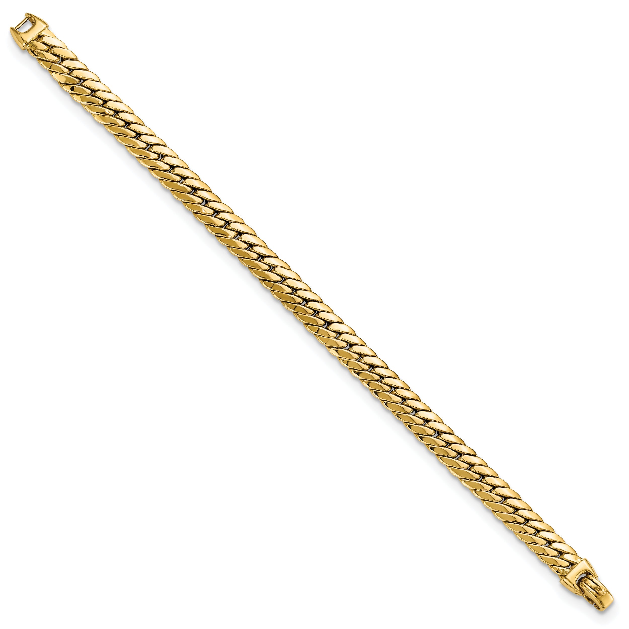 7.5 Inch 14K Large Snake Chain Bracelet